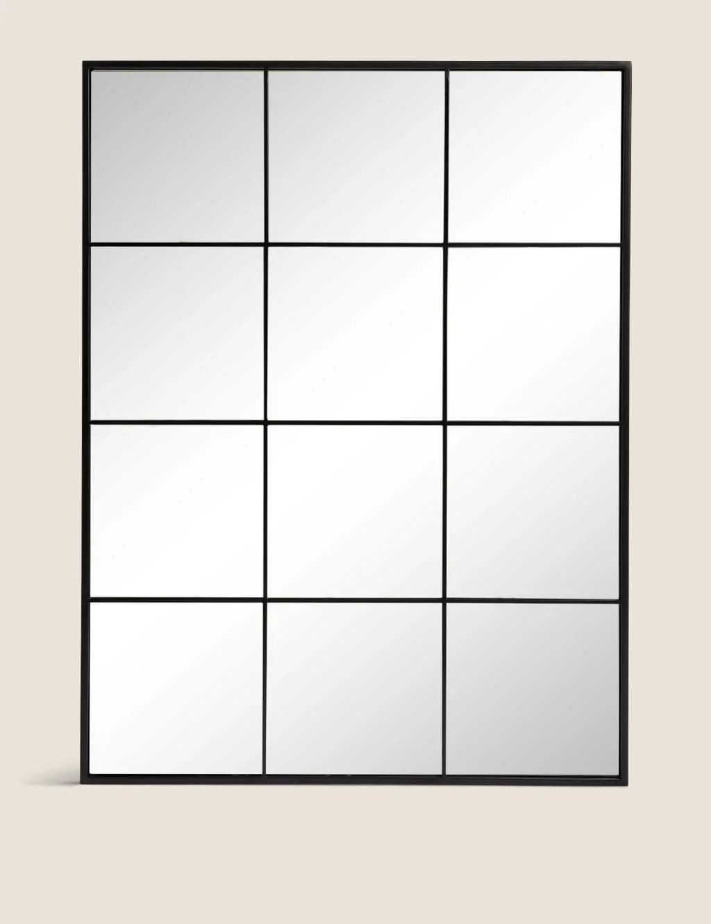 Large Manhattan Mirror Black Mix - M&S - FashionsVida