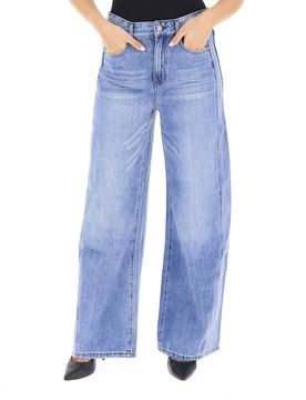 Jeans a palazzo BLU CHIARO 46