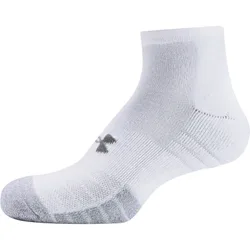 Socken HeatGear Lo Cut, weiss/grau xl