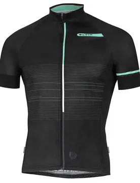 Maglia A Maniche Corte Futurisim Black / Light Blue - Eltin - FashionsVida