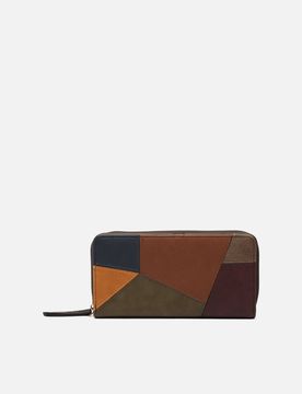 Popu monedero grande con estampado patchwork ED