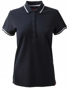 Crew Short Sleeve Polo Navy 32 Women - Gill - FashionsVida