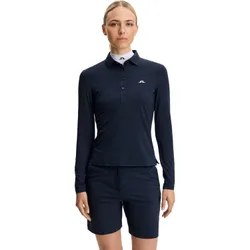 Polo Flor, Langarm, navy m