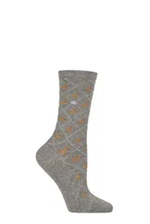 Women's 1 Pair Christmas Reindeer Cotton Socks Grey 3.5-7 Women's - Grey - Size: Small