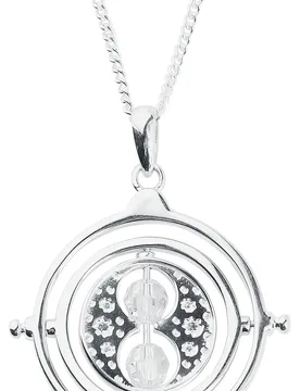 Halskette - Zeitumkehrer (Time Turner) - silberfarben - Lizenzierter Fanartikel - Unisex - unisex - Harry Potter - FashionsVida