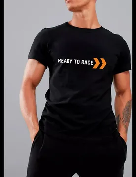 TM "READY TO RACE" Slogan Print Black T-Shirt 100% Cotton Men's Casual Short Sleeve Tee for Motorcycle Racing Fans - Aliexpress - FashionsVida