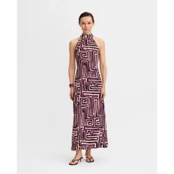 Simorra - Vestido halter estampado