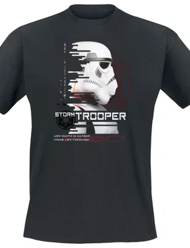 Disney T-Shirt - Andor - Storm Trooper - S - für Männer - Größe S - schwarz - Lizenzierter Fanartikel - Männer - male - Star Wars - FashionsVida