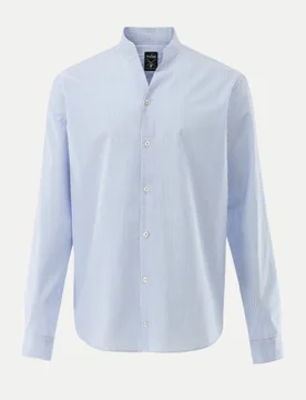 Slim-Fit Hemd mit Streifen Rudo Blau XXL - van Laack - FashionsVida