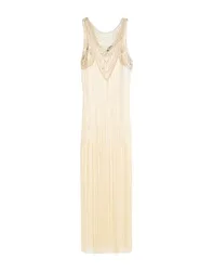 Maxi-Kleid Damen Cremeweiß 34,36,38 Damen