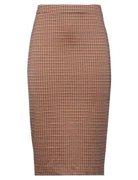 Falda midi Mujer Camel 40 Mujer