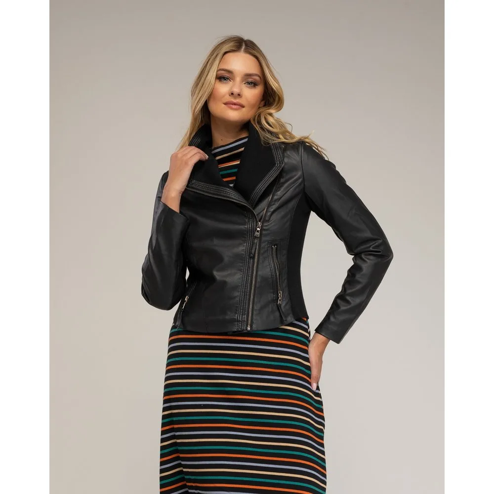 Chaqueta de mujer de polipiel tipo perfecta - Tantra - FashionsVida