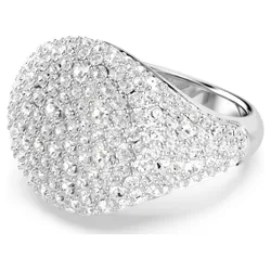 Anello cocktail Sublima, Bianco, Placcato rodio 52
