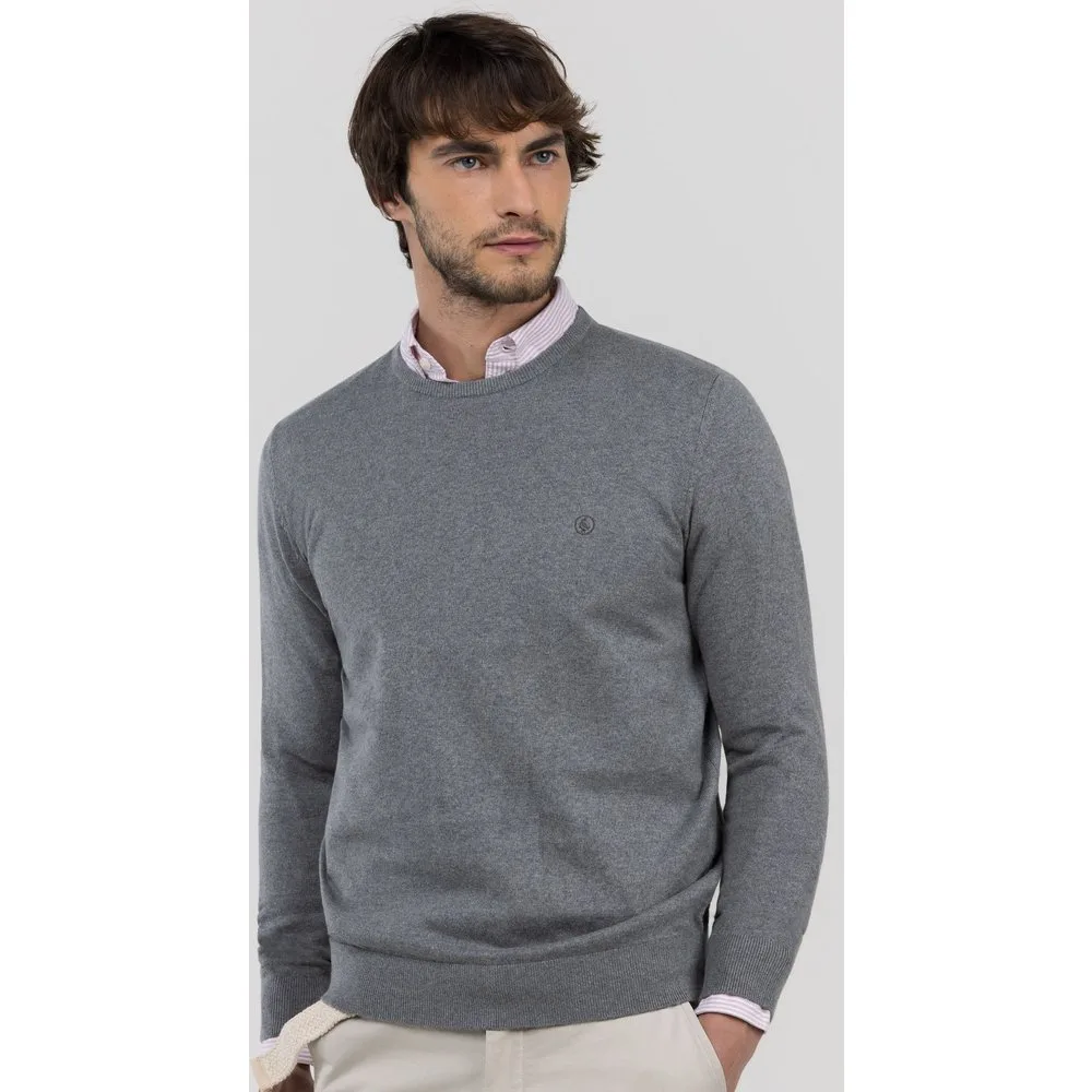 Jersey cuello caja de hombre liso - El Ganso - FashionsVida