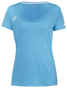 Play Short Sleeve T-shirt Cyan / Blue XO - Babolat - FashionsVida