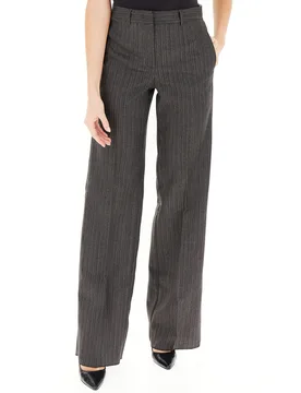 Pantalone in lana GRIGIO SCURO 40 - Marella - FashionsVida