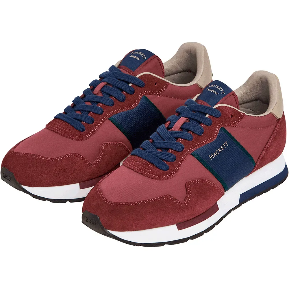 Baskets Keston Heritage Bordeaux Red EU 41 - Hackett - FashionsVida
