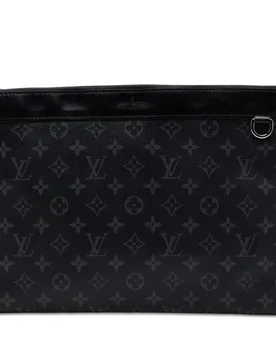 Monogram Eclipse Discovery Pochette GM - Louis Vuitton - FashionsVida
