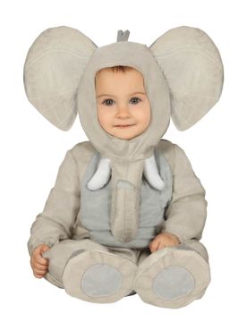 Elefanten-Kostüm für Babys Baby-Tier-Kostüm grau