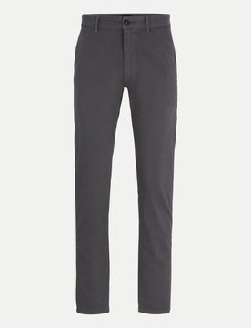 Orange Slim-Fit Chino Grau 33/36