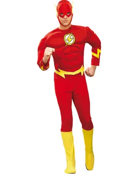 The Flash Superheld Comic Kostüm rot-gelb - RUBIES FRANCE - FashionsVida