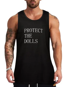 Protect the Dolls (Black) Tank Top Thin Cool Tank Top Summer Breathable Sleeveless Shirt - Aliexpress - FashionsVida