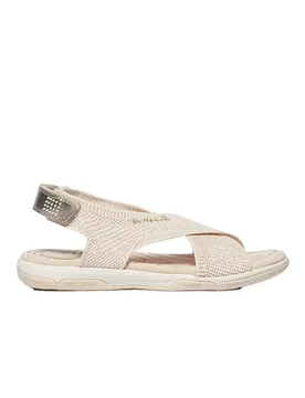 Sandali Jazzfit Chine Lin / Gold / Beige EU 36 - TBS - FashionsVida