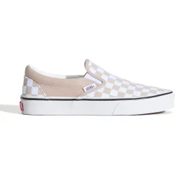 Classic Slip-On Beaded White Checkerboard para mujer