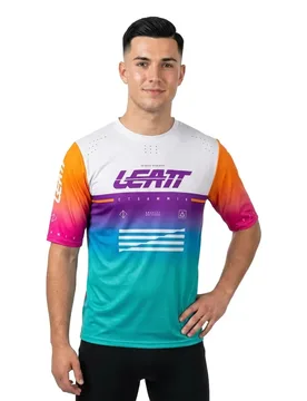 Maglia A Maniche Corte Gravity .0 Pinata Purple - Leatt - FashionsVida