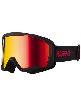 Skibrille Spiral Black/Red schwarz
