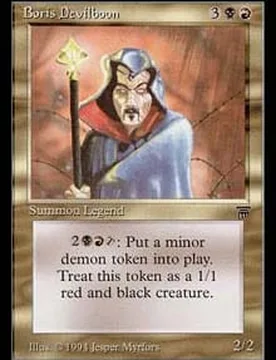 Boris Devilboon Legends - Magic: The Gathering - FashionsVida