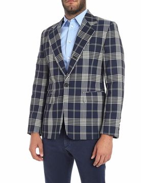 Giacca stampa tartan