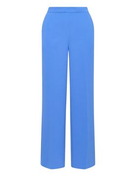 Pantaloni donna - pantalone sable crepe - blu