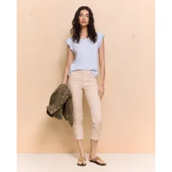 Pantalón de mujer capri tiro medio