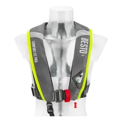 Besto Comfortfit Pro 220n Life Jacket Anthracite / Yellow >40 kg unisex