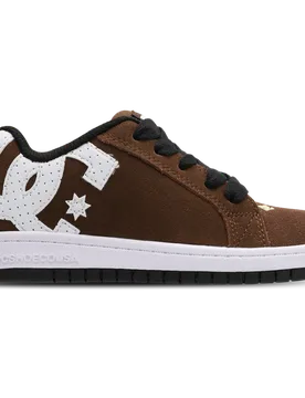 DC Sneakers Court Graffik Toddler Trainers - Brown - Size 13 - Suede - Brown - Size: 13 - Dc shoes - FashionsVida