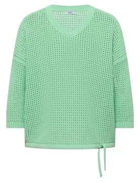 XL TOS_Crochet V-neck female