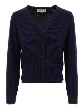 Cardigan di orlo a gradini