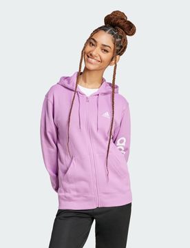 Felpa con zip intera Essentials in French Terry XS Preloved Purple