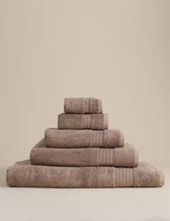 M&S Egyptian Cotton Towel Mink