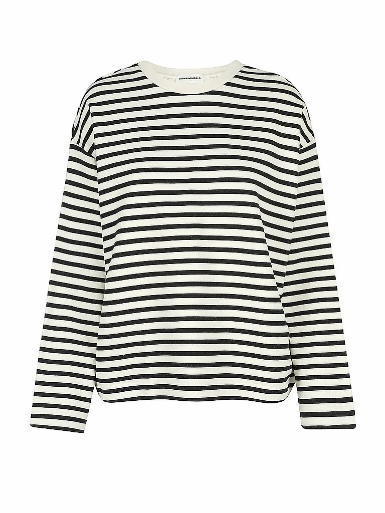 Sweater Taglio Ampio Frankaa nero L - Armedangels - FashionsVida