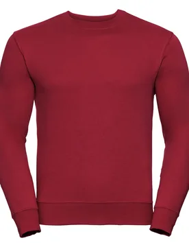 Mens Authentic Sweatshirt (Slimmer Cut) (Classic Red) - Size X-Small - Russell athletic - FashionsVida