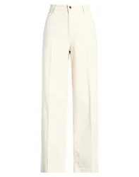 Pantalones vaqueros Mujer Hueso L Mujer