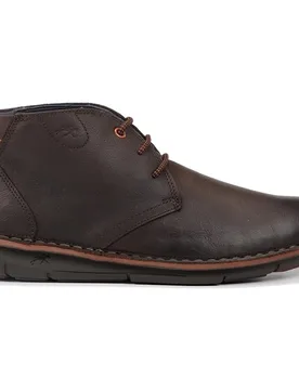 Botines de hombre en color con cierre de cordones - Fluchos - FashionsVida