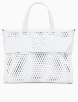 Borsa Donna XW000920AF22626-U0011 Bianco Sporco - Armani exchange - FashionsVida