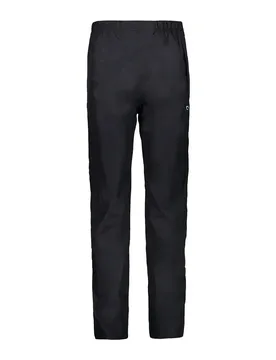 Pant Rain With Full Lenght Side Zips Damen Regenhose, schwarz D34