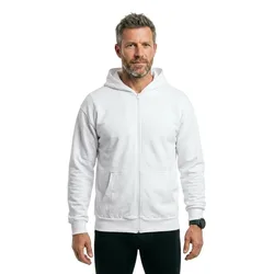 Sweat-shirt à Zip Ultra Heavy White XL