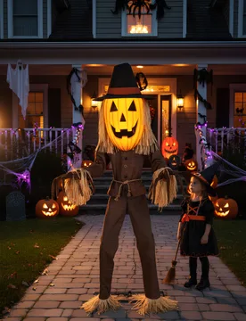 Animatronic Kürbis Jack O`Lantern 182 cm mit Licht und Sound - RIETHMULLER - FashionsVida