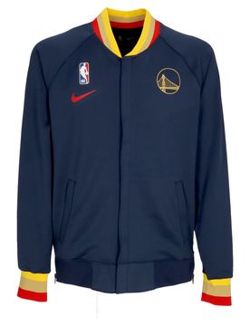 Felpa Leggera College Uomo Nba City Edition Dri-fit Showtime L/s Full-zip Top Golwar College Navy/college Navy/university Red