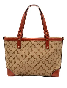 GG Canvas Craft Tote - Gucci - FashionsVida